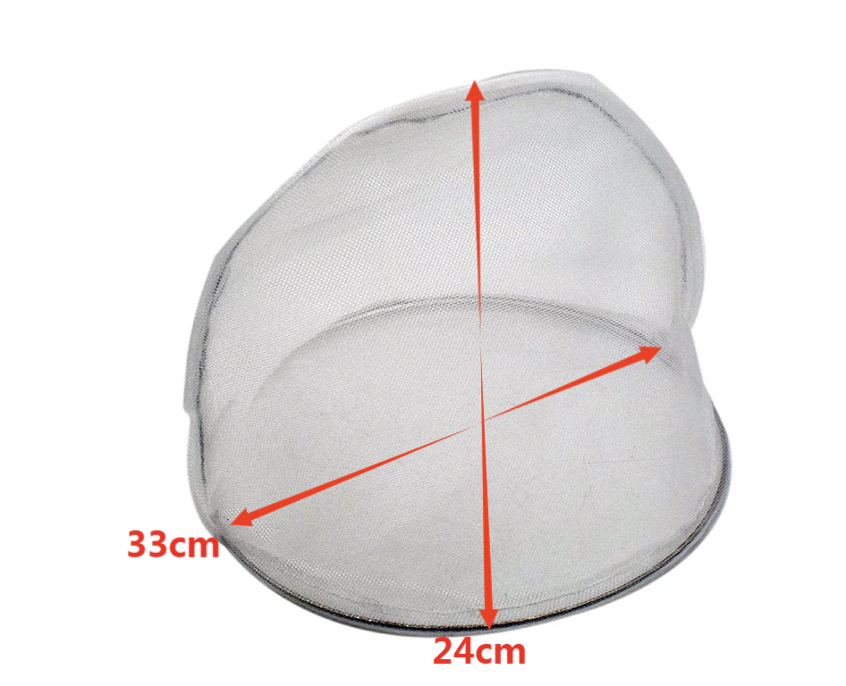 Nylon zeven - rond 32cm grof/fijn honingzeef voorzeef ronde zeef nylon