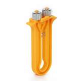 Honeycomb wire tensioner, yellow plastic