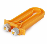 Honeycomb wire tensioner, yellow plastic
