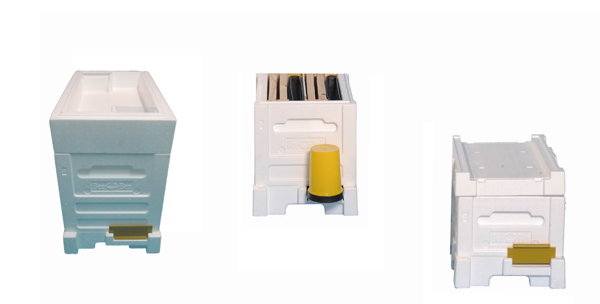 Paradise Honey Nuc &amp; Mate 6 Frame Hive Dadant Nucleus Box Accessoires