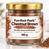 Soap Color Brown – Pure Rock Pearls™ Chestnut Brown Pigment for Soap, Candles & Cosmetics 