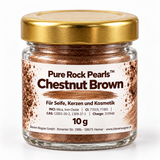 Soap Color Brown – Pure Rock Pearls™ Chestnut Brown Pigment for Soap, Candles & Cosmetics 