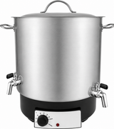 Wax clarifier 29 litres 1800 W stainless steel – melt, clarify & make candles from beeswax 