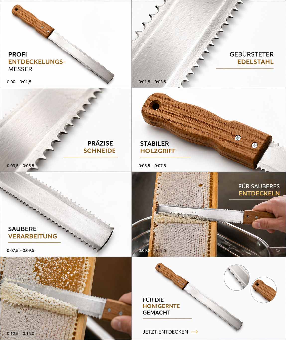 Profi Entdeckelungsmesser für Rechtshänder