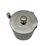 Bijenwas schenkbak grote RVS dubbelwandige schenkpot ca. 2L