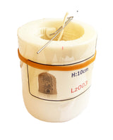 Dochthalter aus Edelstahl Dochtklammer  Halter für Kerzendocht