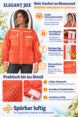 Beekeeping Jacket 3-Layer Mesh White Premium Quality ElegantBee (Copy) 