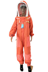 Imkeranzug Elegant Bee Overall Schutzanzug Bienen Belüftet Netzgewebe Lachs farben