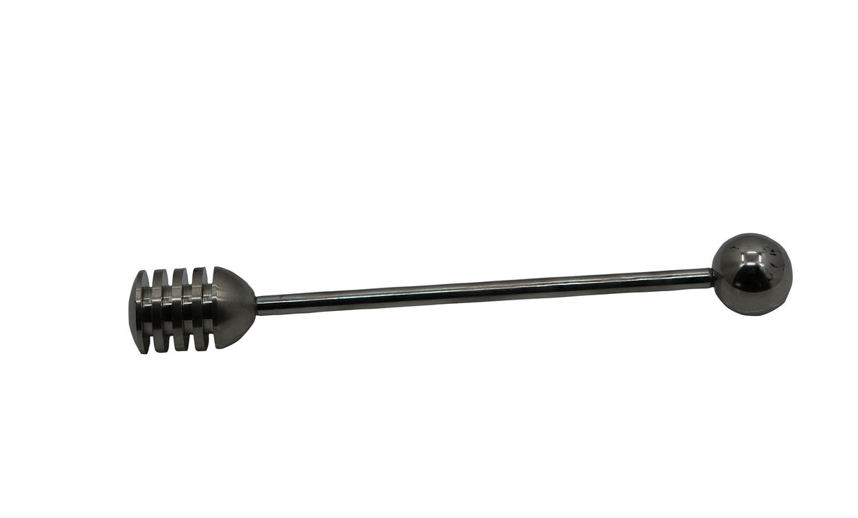 Ronde roestvrijstalen honinglepel