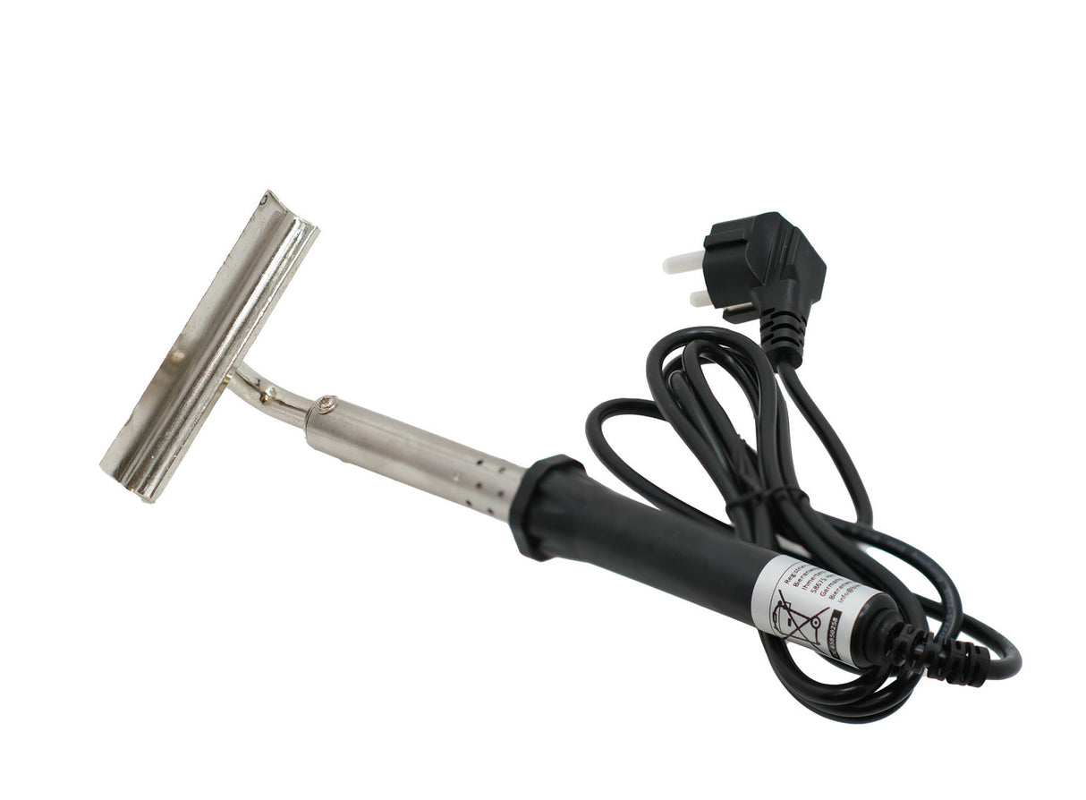 Elektrische ontzegelschaaf met 10 cm brede verwarmde snijkant 100 W