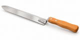 Long uncapping knife made of stainless steel – 43 cm with plastic handle and two blades, red plastic handle (Copy) 