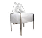 Table de débouchage inox 100cm avec filtre et couvercle Zander Dadant