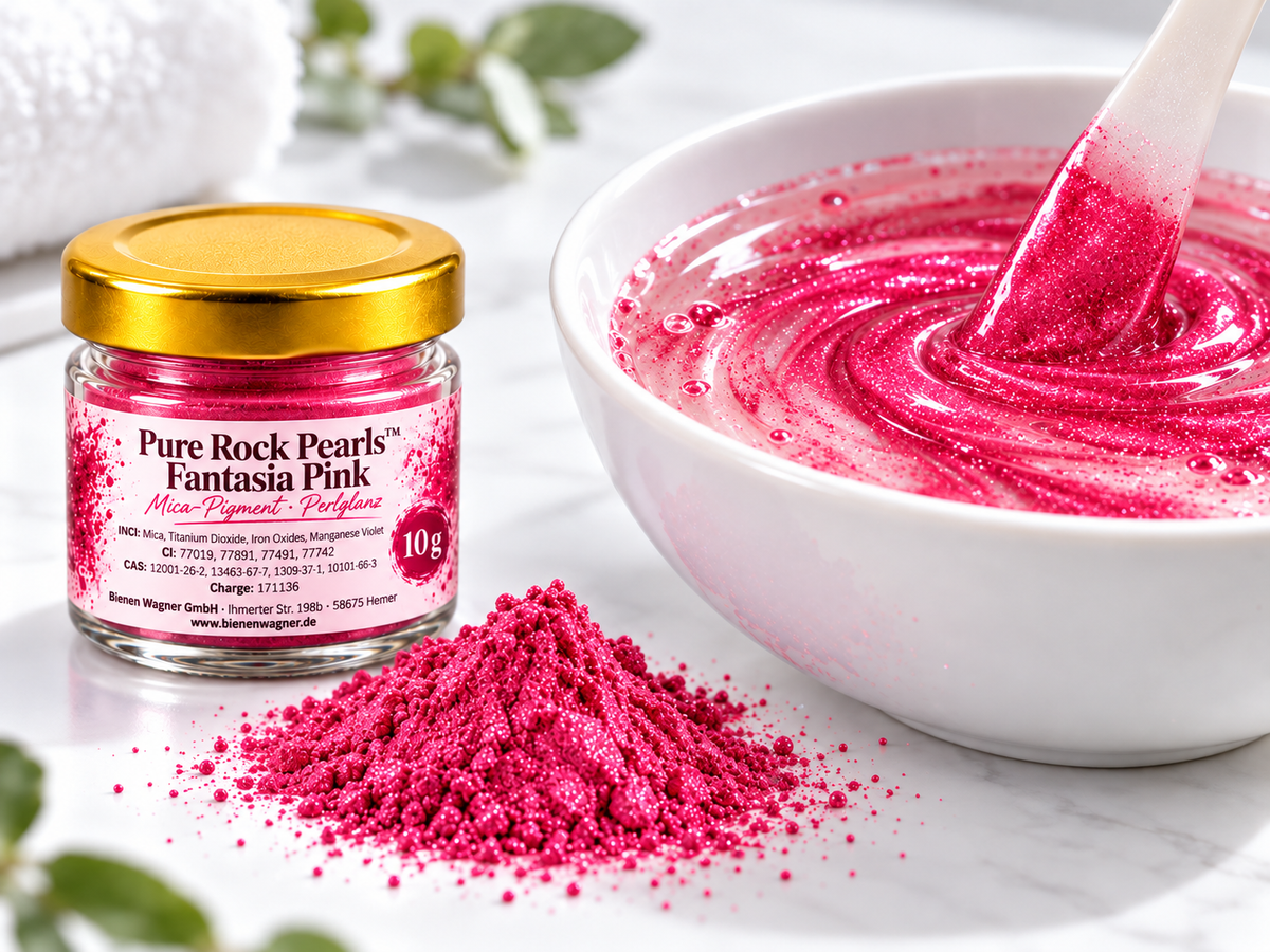 Zeepkleur Rood-Roze – pigment voor zeep, kaarsen & cosmetica | Pure Rock Pearls™ Fiery Fusion (Kopie) 