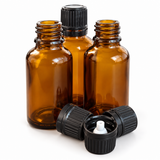 Tropfflasche 30 ml für Propolis – Braunglas mit Tropfeinsatz & Deckel
