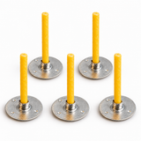 Mèche pour bougie chauffe-plat 28mm mèche blanche cirée n° 3 avec pied pour bougies chauffe-plat 100 pcs (Copie) 
