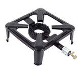 Gas burner for steam wax melting and sterilization
