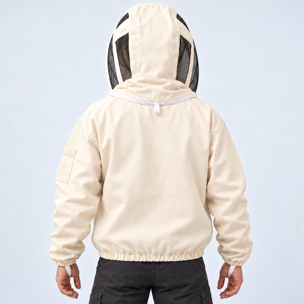 API STYLE Beekeeping Jacket Natural – lightweight cotton jacket with detachable veil for women and men 