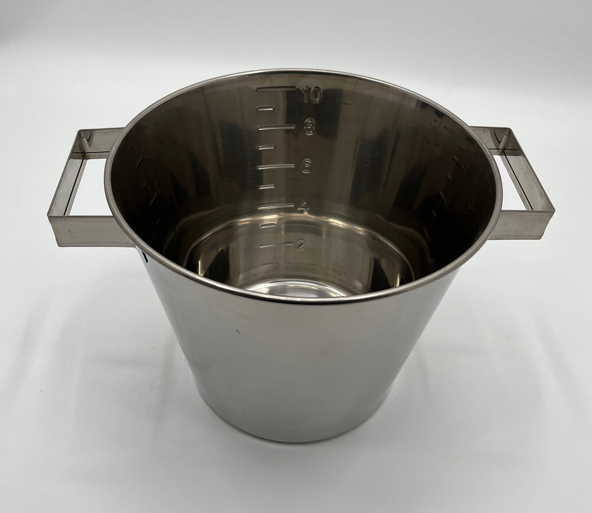 Wachs und Honig Eimer 10 Liter Edelstahl Wachs-Schmelztopf