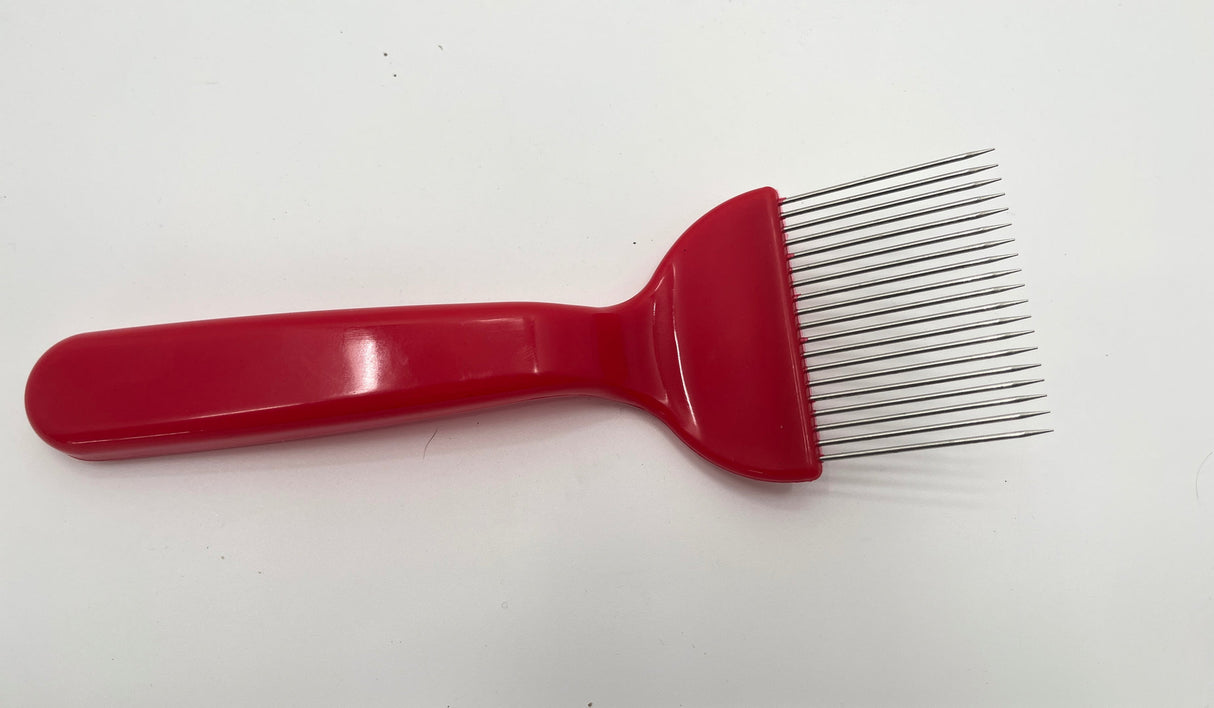 Ontgrendelingsvork rode rechte naalden voor het ontdekken van de honingraten