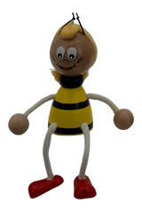 Holzfigur Bienen Schwingfigur Holzspielzeug für Kinder und Deko für Imker