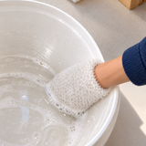 Cleaning set for beekeepers – wash glove &amp; honey scraper for stainless steel and plastic 