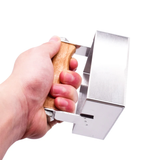 Honingraat honingsnijder snijmatrijs voor honing honingraat roestvrij staal met houten handvat