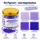 Ultramarin Violett Pigment 1 – Seifenfarbe für Seife, Kosmetik & Kerzen-Deko Lila Flieder Blauton
