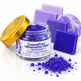 Ultramarin Violett Pigment 1 – Seifenfarbe für Seife, Kosmetik & Kerzen-Deko Lila Flieder Blauton