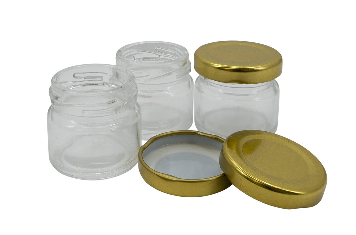 Mini Honiggläser 30g 30ml Honigglas Twist Off Probiergläser Geschänkgl – Bienen Wagner GmbH
