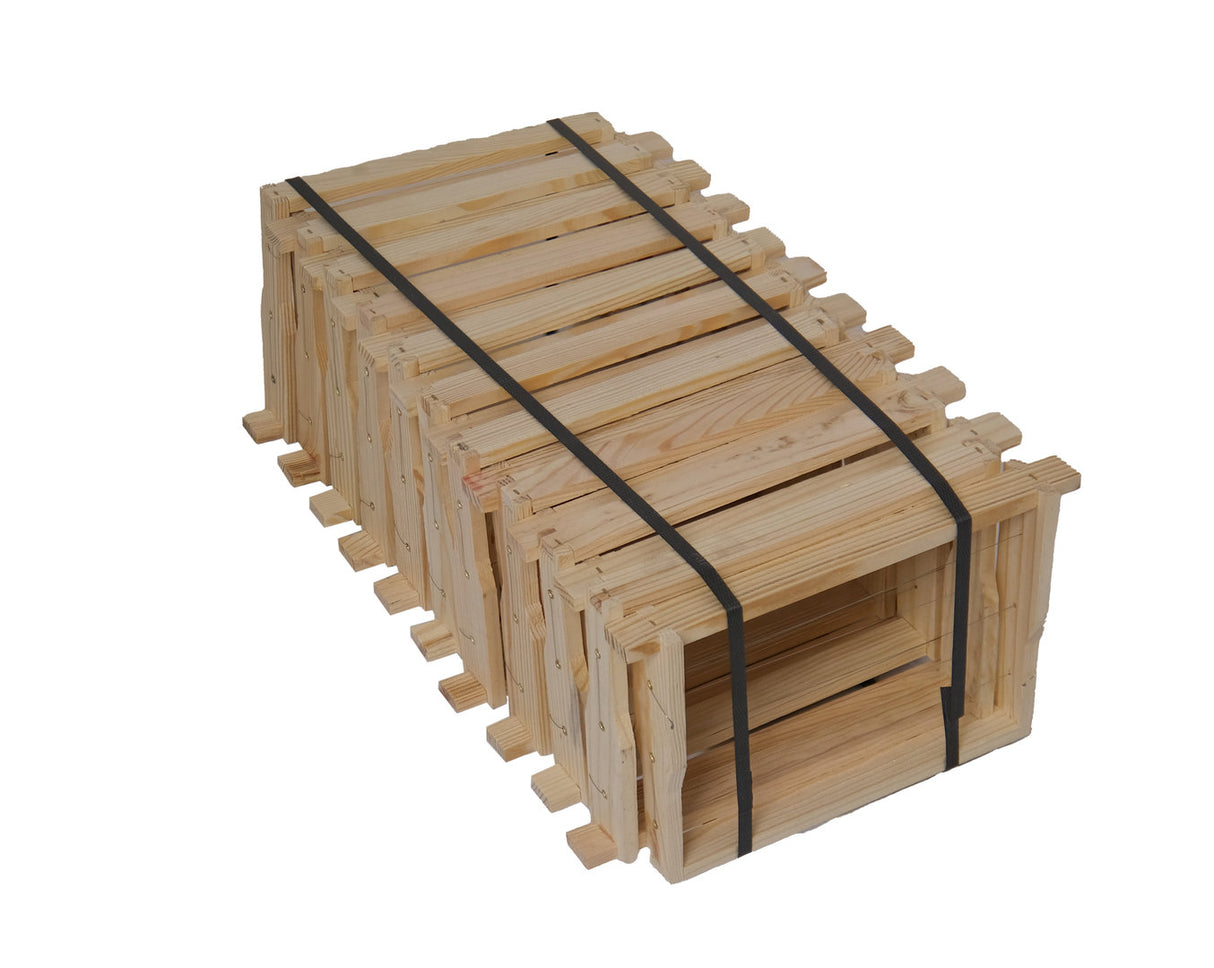 Mini Plus frames wired and glued with Hoffmann wires