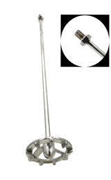 Honingroerder met M14-schroefdraad zoals Rapido Rasant roestvrijstalen productie van romige honingfunctie
