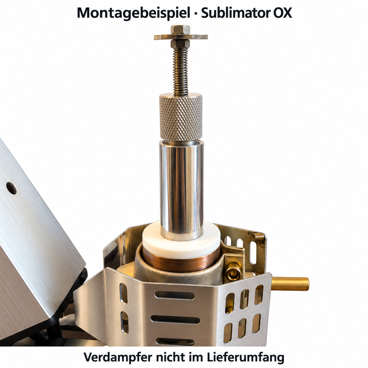 Quick dispenser for oxalic acid vaporizer – conversion kit, Teflon lid or dosing unit 