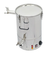 Bienenwagner zeefemmer met schuine bodem 35 kg van roestvrij staal met verwarming 2 tapbottelaar honing