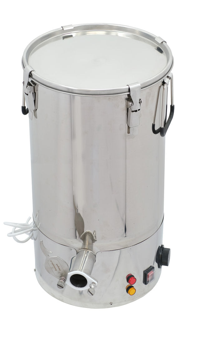 Bienenwagner schuine vloervuller 50 kg van roestvrij staal met verwarmingsvulemmer