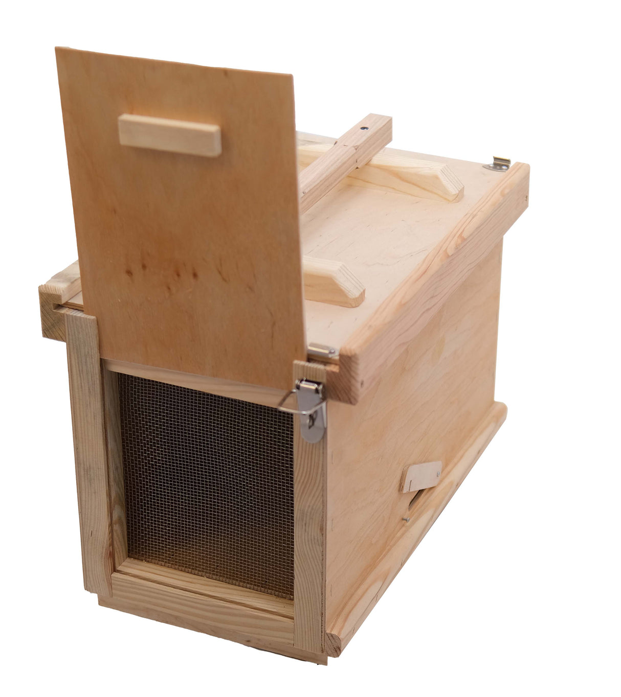 Bienenwagner swarm transport box made of solid wood – for 6 frames (DNM, Zander, Dadant US)