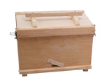 Bienenwagner swarm transport box made of solid wood – for 6 frames (DNM, Zander, Dadant US)