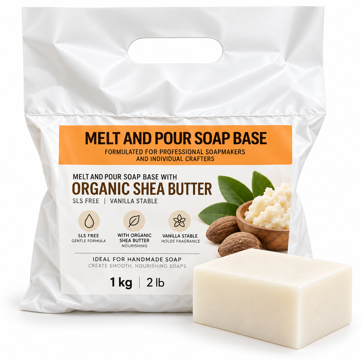Base per sapone al latte di capra 1 kg – sapone grezzo alla glicerina bianco per colata di sapone (Copia) 