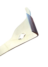 Scalpello a bastone Bienenwagner Spezi 26 cm - acciaio inossidabile, rettificato su un lato con sollevatore a nido d'ape