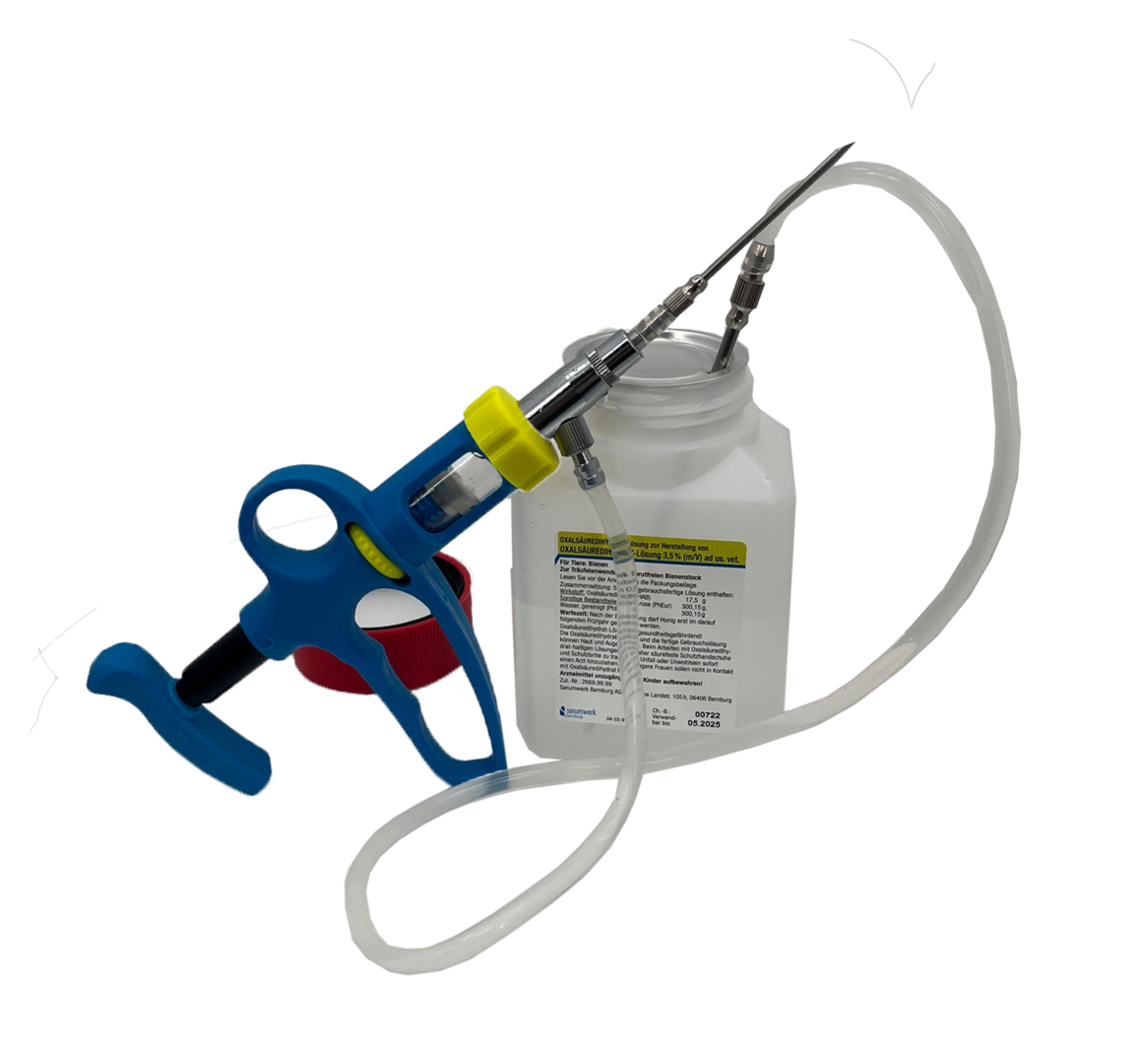 Automatic syringe oxalic acid dosing syringe fine dosing syringe Varroa