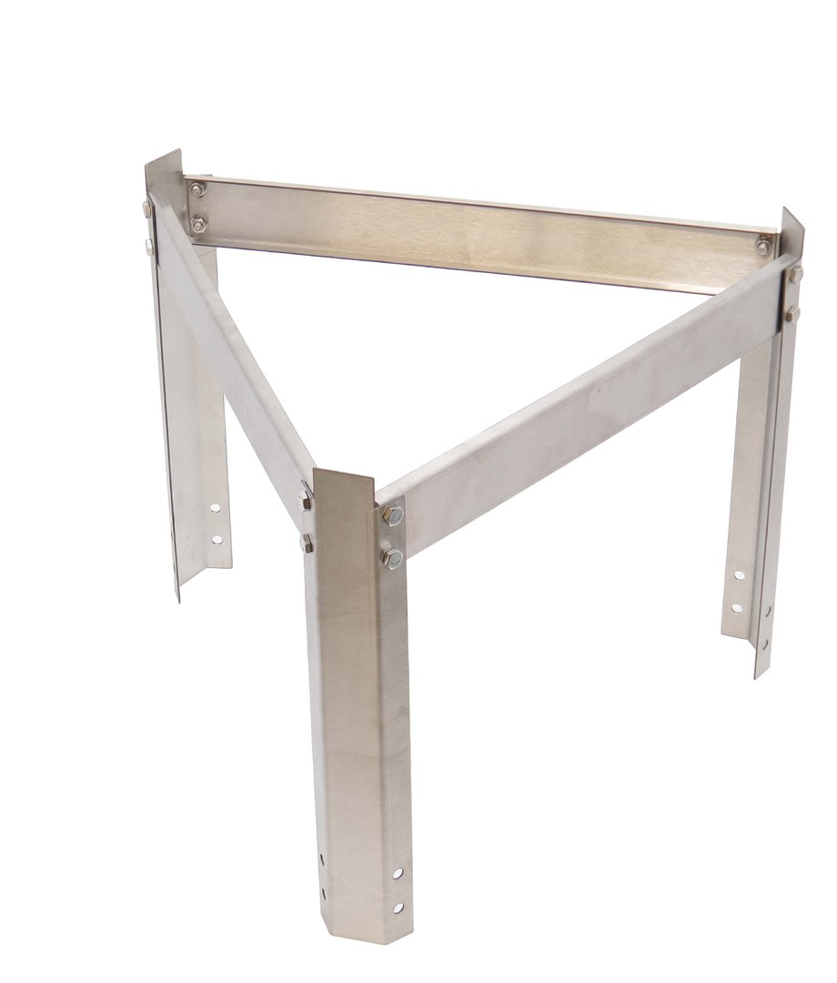 RVS standaard voor bottelaars, mixers en wassmelters 100-200 kg