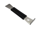 Stokbeitel met zwart rubberen handvat extra grip sterk