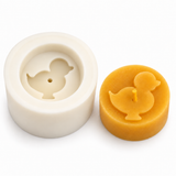 Moule de coulée en silicone pour bougie chauffe-plat « Canard » – coulez vous-même de petites bougies en cire d’abeille 
