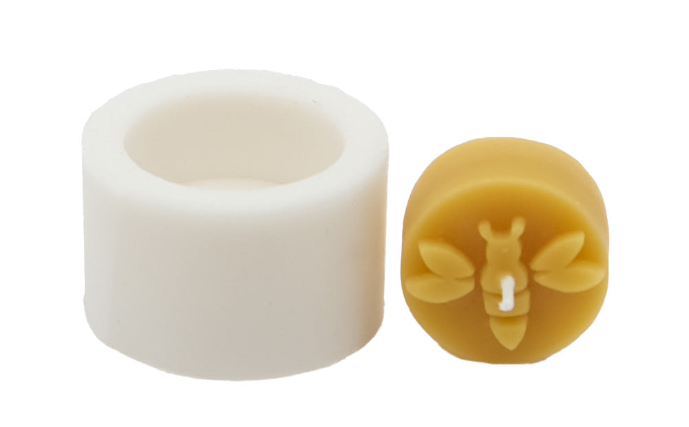 Silikon Gießform Teelicht „Biene voll“