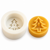 Moule de coulée en silicone pour bougie chauffe-plat « Cœur » – réalisez vous-même de petites bougies en cire d’abeille avec motif cœur 
