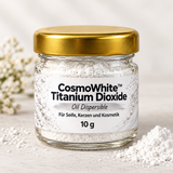 Colorant blanc pour savon – pigment de dioxyde de titane pour savon, bougies et cosmétique | CosmoWhite™ 