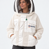 ElegantBee 3-Layer Mesh Beekeeping Jacket White Premium Quality (Copy) 