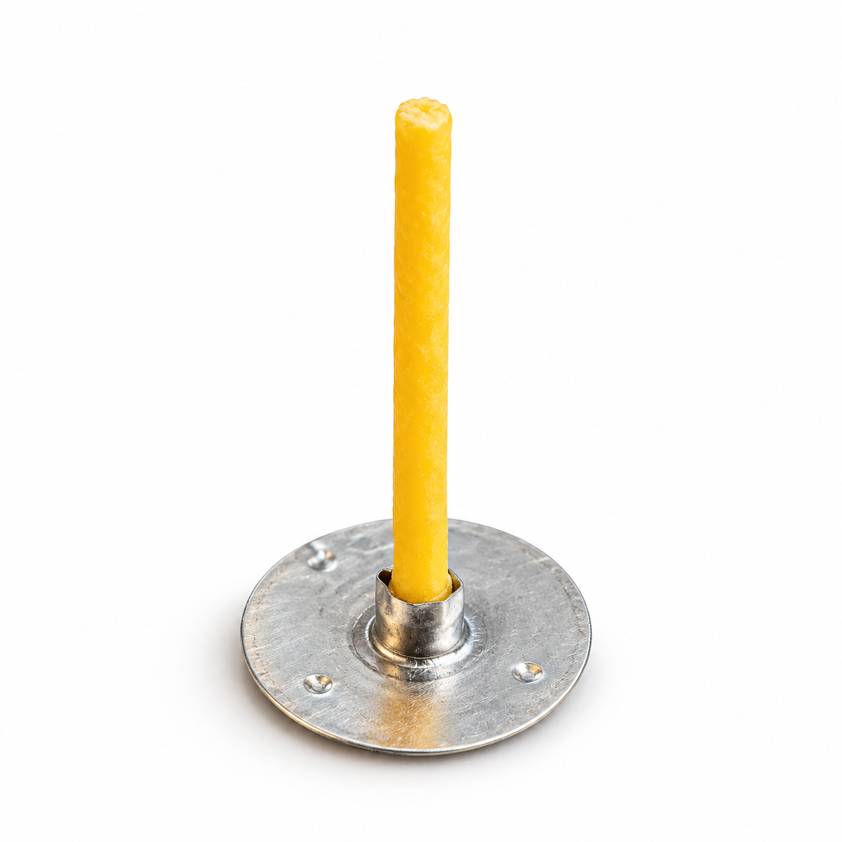 Mèche pour bougie chauffe-plat 28mm mèche blanche cirée n° 3 avec pied pour bougies chauffe-plat 100 pcs (Copie) 