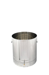 Fondoir à cire vapeur rond inox diamètre 53 cm jusqu'à 30 nids d'abeilles