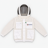 ElegantBee 3-Layer Mesh Beekeeping Jacket White Premium Quality (Copy) 