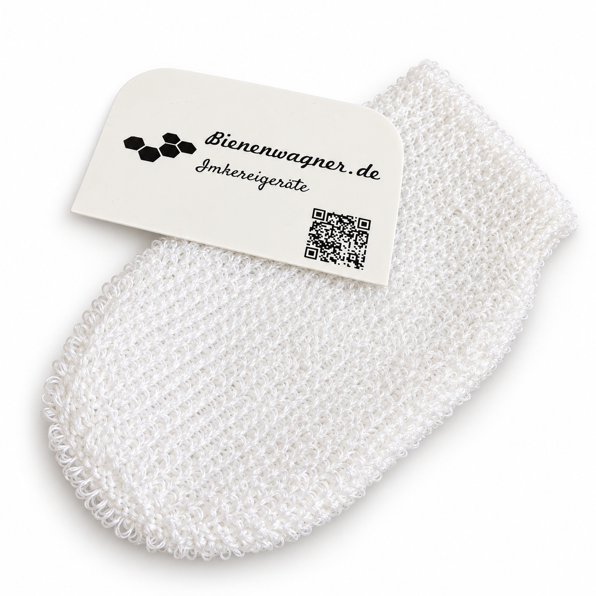 Cleaning set for beekeepers – wash glove &amp; honey scraper for stainless steel and plastic 
